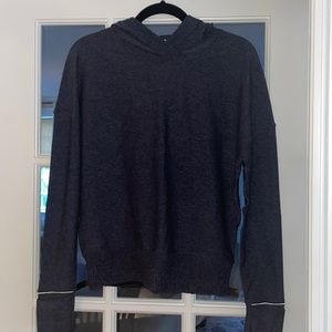 Navy Blue/Grey LuluLemon Hooded Top